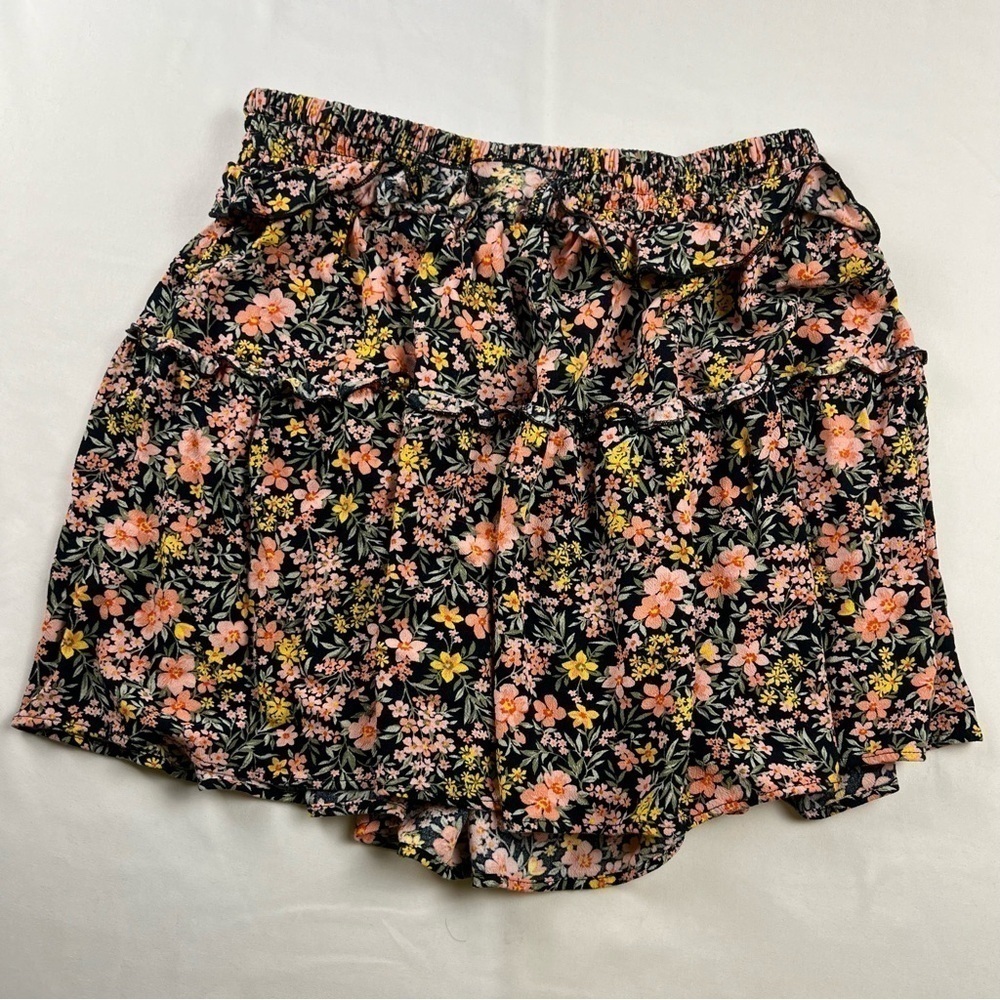 American Eagle - Women’s Skirt - Small - Floral - Ruffled - Miniskirt